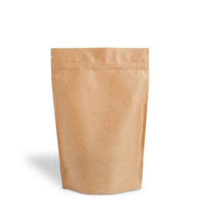 China Biodegradable Compostable Coffee Bags Pouches Compostable Zip Lock Bag for sale