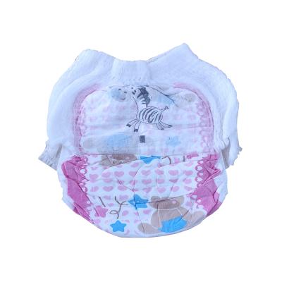 China Aiqi Baby Africa Market Soft Plain Weave Magic Tape Pull Up Pants Baby Diaper for sale