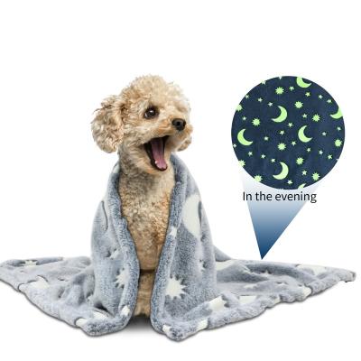 China Stocked Dog Blankets for Small Dogs, Soft Flannel Cat Blanket Washable, Dog Sleep Mat Bed Cover for sale