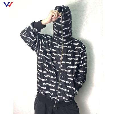 China 2021 Customs color cotton wholesale autumn cotton polyester anti-pilling full face zip hoodie unisex sudadera for sale