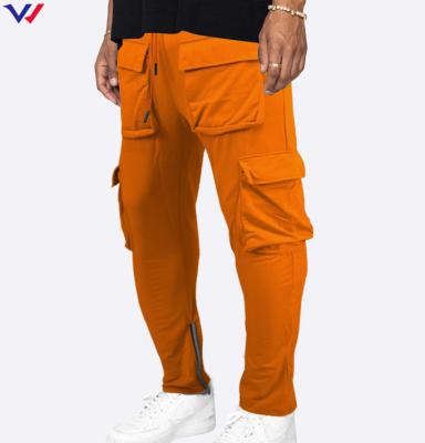 China Anti-pilling 2022 new arrivals cotton polyester men's trousers adult lane cargo outdoor pants with multi pockets for sale