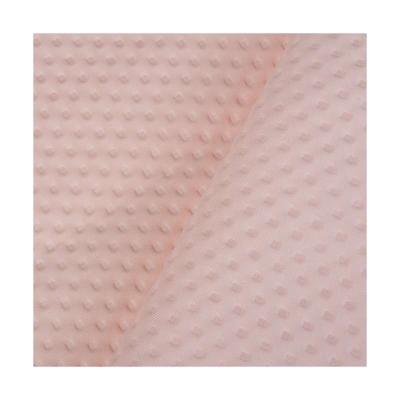 China High quality breathable using various pink embossed poly knitting fabric for sale