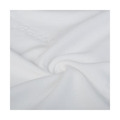 China Breathable Suitable Price Solid White 100% Superfine Polyester Velvet Bed Sheet Fabric Good Quality for sale