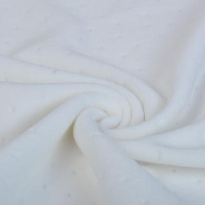 China 2022 breathable hot sale high quality mattress knit velvet fabric white knit bed base velvet fabrics for sale