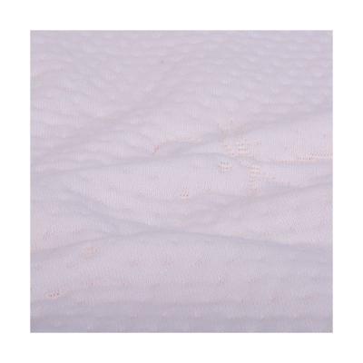 China Wholesale High Quality Breathable Polka Dot Satin Jacquard Fabric Polyester Mattress Pink for sale