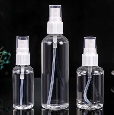 China Transparent 30ml-150ml Personal Care Perfume Bottle Fine Empty Plastic Mist Plastic PET Spray Bottles for sale