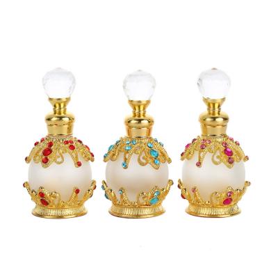 China Personal Care Luxury Gold Silver Dropper Bottles Skin Care Container Essential Oil Glass Dropper Bottle for sale