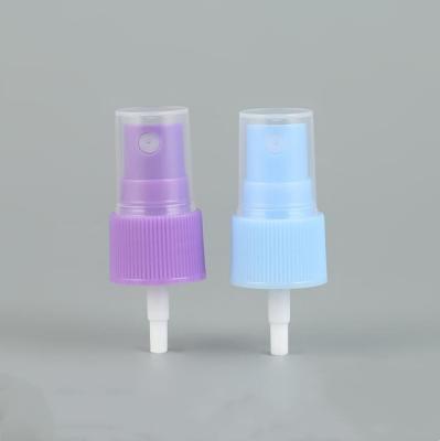 China Non Spill Colorful Plastic 18 20 24 28 Teeth Face Mist Sprayer Jets For Bottle for sale