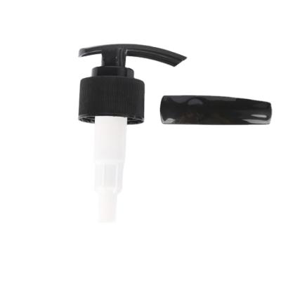 China Wholesale Non Spill 28/410 Black Plastic Lotion Pump Shower Gel Shampoo Press Pump Switch Pump for sale