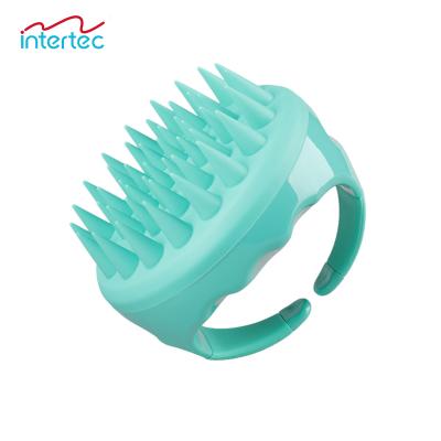 China Electric Hair Shampoo Brush Silicone Shower Scalp Massager Scalp Massager Brush Waterproof Salon Head Bath Brush for sale