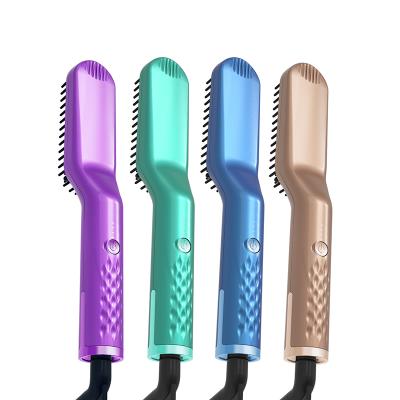 China 360 Swivel Tie Hair Straightening Machine Beard Hair And Professional Hair Straightener Mini Comb for sale