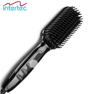 China Stylish Hair Straightener New 3 in 1 One Step Straightening Hair Dryer Brush Comb Electric Hair Brush Straightener for sale