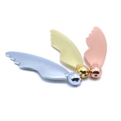 China Dropshipping fish type EYE sha fascial gua stainless steel tool massage tools metal for face and body for sale