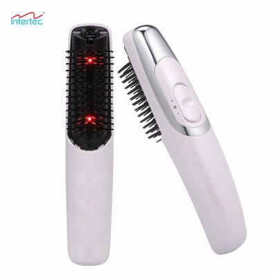 China best selling people Sub healthy portable anti static electric white power battery nylon plastic massage hair comb for sale