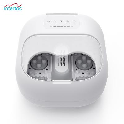 China Eletric Roller Foot Spa Massager Machine with Heat and Roller Steam Foot Spa Bath Massager with Electronic Timer and Rollers for sale