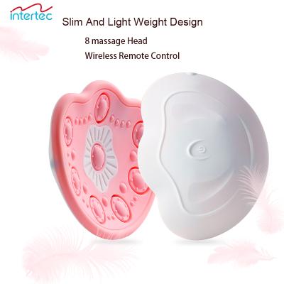 China USB Wireless Portable Breast Breast Massager, Portable Electric Vibration Bust Lift Enhancer Machine with Hot Compress Function for sale