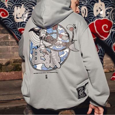 China Fashion Chinese Style Anti-Shrink Pullover Mask Mens Womens Floral Printed Hoodies for sale