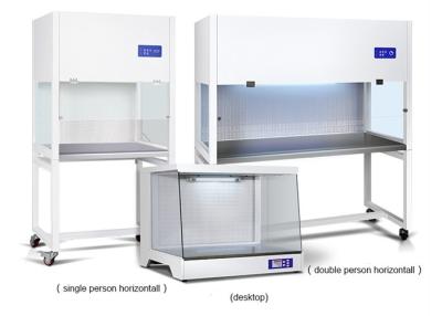 China Capillas horizontales del flujo laminar del banco limpio del gabinete del flujo de aire laminar para el laboratorio en venta