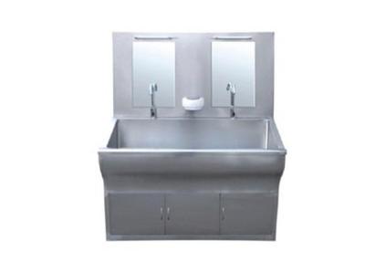 China Customized Size Stainless Steel Wash Sink With Soap Dispenser For Hospital for sale