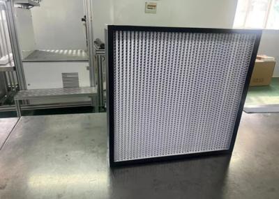 China 0.12um Glassfiber Pleated Air Filter With Customized Size And Material for sale