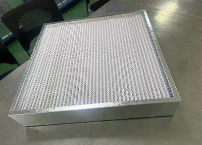 China Customized Ultra Efficient ULPA Filter With Glassfiber And Aluminum Frame for sale