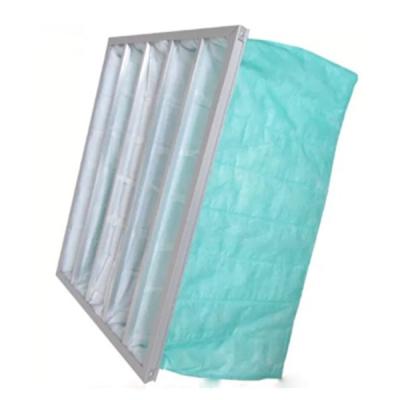 中国 Green Color F6 Pocket Air Filter For Operating Room AHU 販売のため