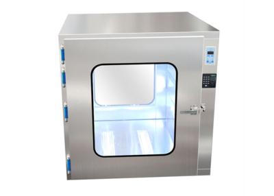 China caja de paso del recinto limpio de 230V 50HZ con la luz UV y las cerraduras electrónicas en venta