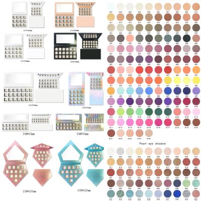 China Top Selling Eye Makeup Palette Waterproof Multi Colors Eye Shadow Custom Pigmented Eyeshadow Palette for sale