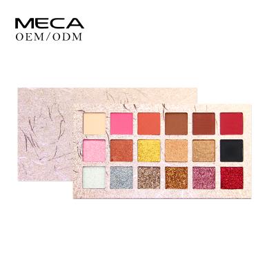 China High Pigment Waterproof Matte Glitter Makeup Vendors Eyeshadow Palette Wholesale Private Label for sale