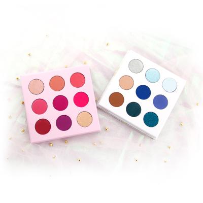 China Waterproof Long Lasting Cosmetic Eye Makeup Powder Vendors Shimmer Eyeshadow Matte Rebranding Palette for sale