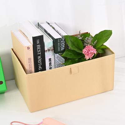 China Collapsible Cosmetic Box Folding Desktop Storage Box for sale