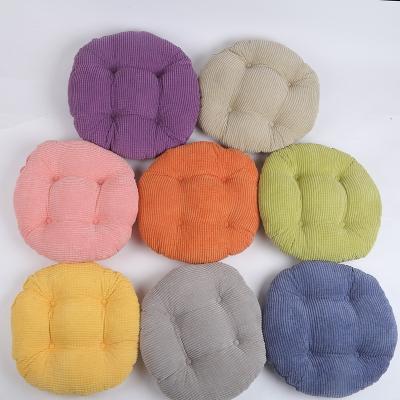 China Polyester Thickened Corn Kernel Round Cushion Strip Thickened Futon Tatami for sale