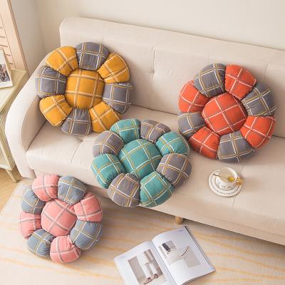 China Cotton Petal Petal Floor Cushion Soft And Comfortable Cushion Round Chair Futon Cushion for sale