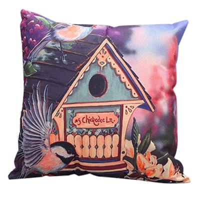 China Wholesale Nondisposable Sofa Canvas Pillowcase Cushion Home Sofa Decoration Hugging Print Canvas Cotton Custom for sale