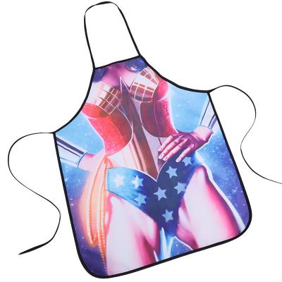 China Cleaning Europe and the USA Funny Hot Selling Fun Party Wedding Birthday Annual Superman Funny Gift Apron for sale