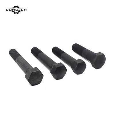 China Bulldozer Parts Excavator 12.9 Hex 40cr Material Hard High Quality Track Shoe Bolts / Excavator Track Pad Bolt for sale