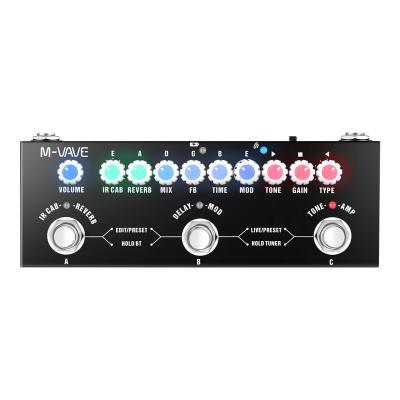 China Support Recording Electric Guitar Multi Effects Pedal IR Booth Effects Processor Multi Delay Reverb Pedal for sale