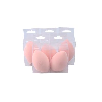 China high quality customized flokcing egg skin friendly cosmetic blender beauty flocked makeup puff flocked makeup sponge microfiber makeup egg for sale