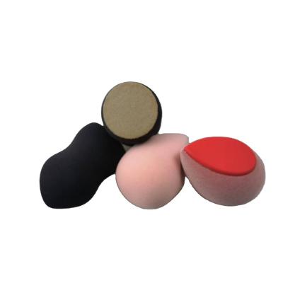 China Skin-Friendly Hybrid Sponge Customization Microfiber Pad +SBR/NBR Base Antimicrobial Makeup Sponge 2-in-1 Applicator for sale