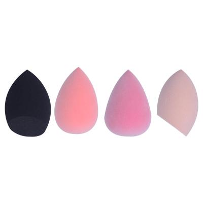 China Non Toxic Latex Non Ready To Ship Assemble Surface Beauty Makeup Sponge Blender Facial Latex Velvet Free Makeup Sponge for sale