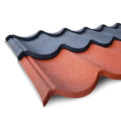 Chine Aluminum Zinc Stone Coated Roofing Tile steel new roman metal types of roofing tiles à vendre