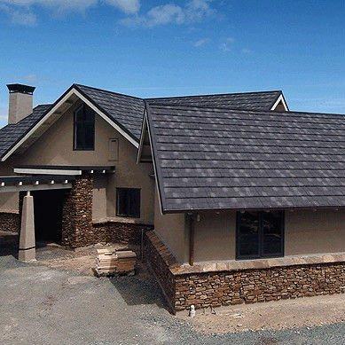 China 3D model design Metal Tile Roofing Sheets galvalume stone color coated metal roof tiles for sale