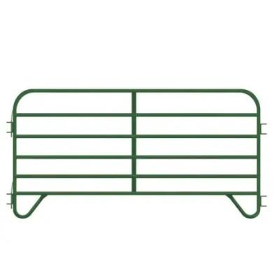 China Met een laag bedekt pvc galvaniseerde 12ft de Comités van het Metaalvee Op zwaar werk berekend Metaal om Pen Cattle Corral Livestock Farm-de Omheining van de Paardyard Te koop