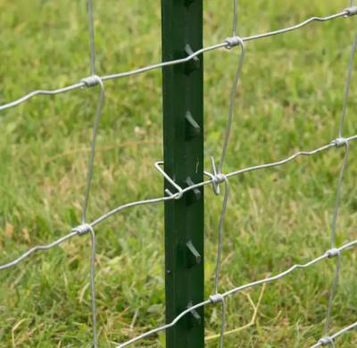 China 1000mm Y Shaped Fence Post Black Painted Steel zu verkaufen