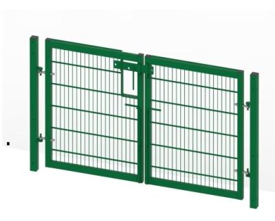 China Factory directed sale house gates garden gates steel iron fence gate zink steel powder coating driveway gate for sale