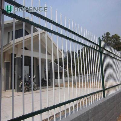 China Canada Market Easy Installed Powder Coated Black Wrought Iron Fence zu verkaufen