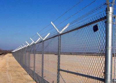 China PVC Coated Wire Highway Galvanized Chain Link Fence for sale