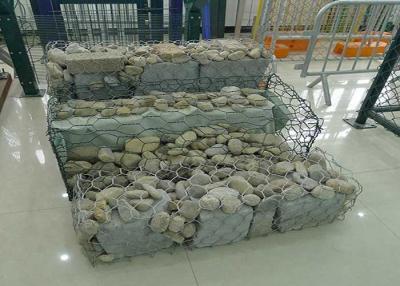 China H1.5m double twisted 10*12cm Gabion Wire Baskets for sale