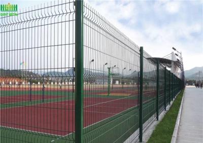 China L2.5m cubierto PE resistente de envejecimiento V Mesh Security Fencing en venta