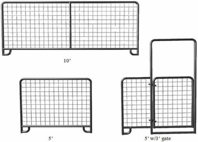 China height 1800mm Welded Wire Mesh Pipe Fence Gate for sale